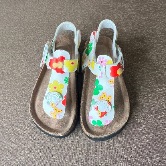 Coco Jumbo Girls Sandals Floral Toddler Kids Size 7 - Picture 1 of 6